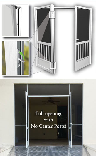  double screen doors Fredericksburg Va