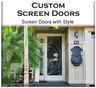 decorative screen doors  